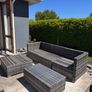 1 year old rattan sofa set Image 2