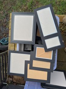 photographic mounts card (various sizes)