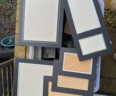 photographic mounts card (various sizes)