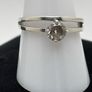 925 Silver Solitaire CZ Ring Image 3