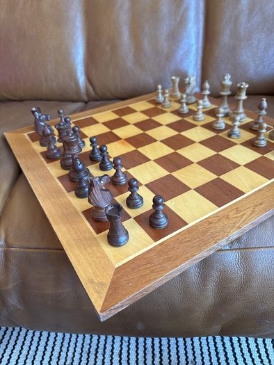 Wooden chess set