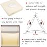 Sun Shade Sail Waterproof Outdoor Garden Patio Party Sunscreen Awning 2x2x2m Triangle Canopy 98% UV Block with Free Rope, Cream Image 3