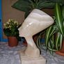 Vintage Egyptian Nefertiti marble Bust Image 2