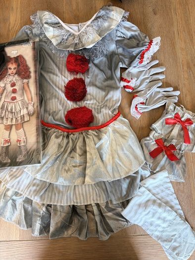 Girls Clown halloween costume