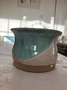Ceramic glazed pot