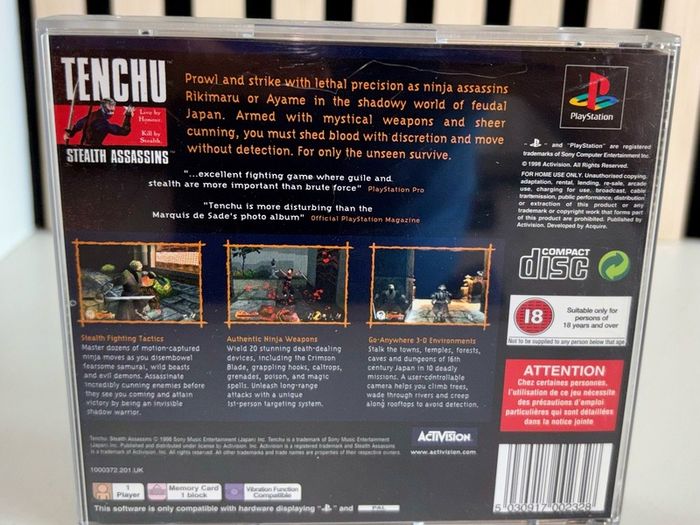 Tenchu Stealth Assassins PS1