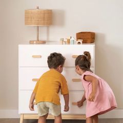 White chest of drawers -Sklum