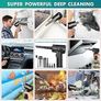 FREE DELIVERY | Compressed Air Cleaner for PC - Electric Air Duster, 10000RPM Super High Power Keyboard Cleaner with 3-Gear Speed, Led-Light, Rechargeable Compressed Air Blower for Laptop, Car & Home Cleaning Image 6