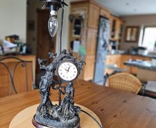 Vintage Clock lamp