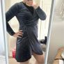 Moves Navy Velvet Dress L Image 4