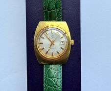 Vintage Marvin Swiss Mechanical Gold Plated Automatic wristwatch