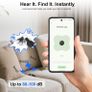 Android Tracker Tags, 4 Pack Google Certified Smart Tracker, Works with Google Find Hub for Keys, Luggage, Backpacks, Pets, IP67 Waterproof & Replaceable Battery (Android Only) Image 4
