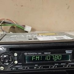 Toyota Hilux, Avensis, Celica & Others Panasonic Single DIN RDS Radio with CD Player Toyota TM4412