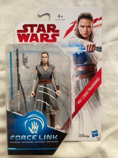 Star Wars The Last Jedi Force Link Rey (Jedi Training) 3.75" Action Figure