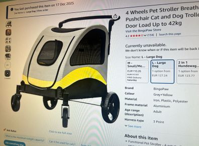 dog pet buggy