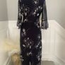 Navy & white floral print dress. Size 8 Image 4