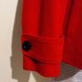 Cashmere Wool Red Occasion coat Jacket Image 7