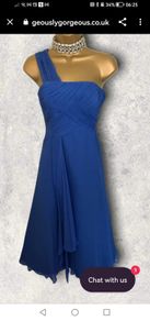 Blue Bridesmaid/Occasion Dress from Monsoon. SIZE 12