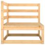 10 Piece Garden Lounge Set Solid Pinewood Image 2
