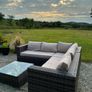 Outdoor corner sofa rattan style Image 3