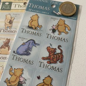 50+ Personalised Boys/ Girls Name Stickers | Disney