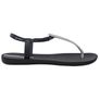 Ipanema Class Black Toe Post Sandal with Silver T-bar Strap EU38 UK5 Image 9