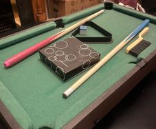 Mini pool table - party game / date night game
