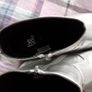 Silver short cowboy style boots Image 4