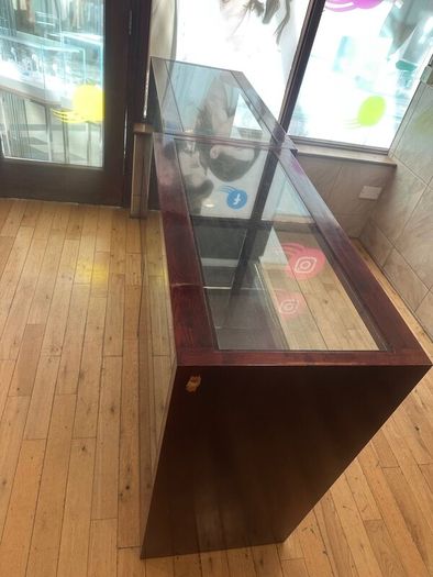 Premium Mahogany Display Cabinets & Glass Units