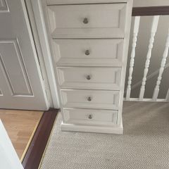 5 drawer tall boy chest of chest of drawers 211/2" x 43 "