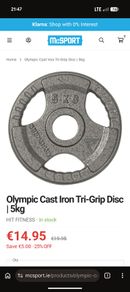 Olympic Weights and Collars