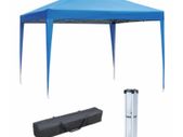 BRAND NEW Premium Pop Up Gazebo 3 x 3M 210D Polyester PU coated Waterproof Gazebos with 4 Sandbags& Carry Bag Foldable Shelter Garden Tent