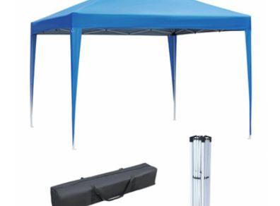 BRAND NEW Premium Pop Up Gazebo 3 x 3M 210D Polyester PU coated Waterproof Gazebos with 4 Sandbags& Carry Bag Foldable Shelter Garden Tent