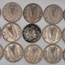 Ireland 1951 - 1968 Shilling Bulk Lot Mixed Dates and Condition 15 Coins Image 3