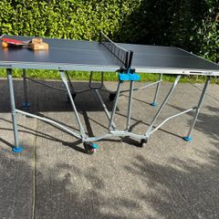 Decathlon Pongori PPT 530 Outdoor Medium Table Tennis Table + Paddles & Balls