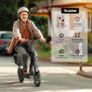 ISCOOTER i12 500W Electric Scooter With Seat & Carry Basket Image 8