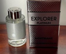 Mont Blanc Explorer Platinum Miniature 4.5ml - New / Boxed