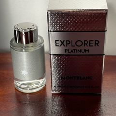Mont Blanc Explorer Platinum Miniature 4.5ml - New / Boxed