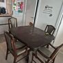 Solid Oak Dining Table + 6 Chairs Image 5
