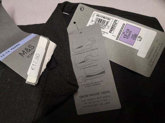 Mark & Spencer Boys School Trousers (8 pairs) 12-14 years