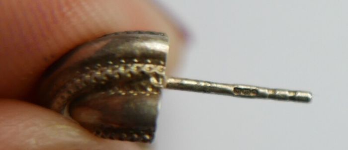 Vintage Sterling Silver 925 Earrings 1,9g
