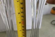 TIPPERARY CRYSTAL, 2 Tall New Candle Holders in woodin box.
