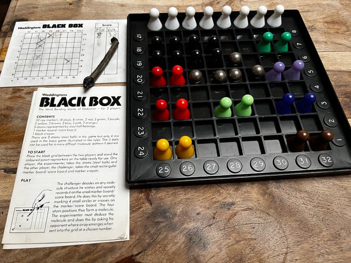 Black box vintage 80's game