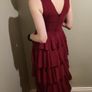 NEXT Jolie Moi maxi dark red ruffle dress 10 NEW Image 10