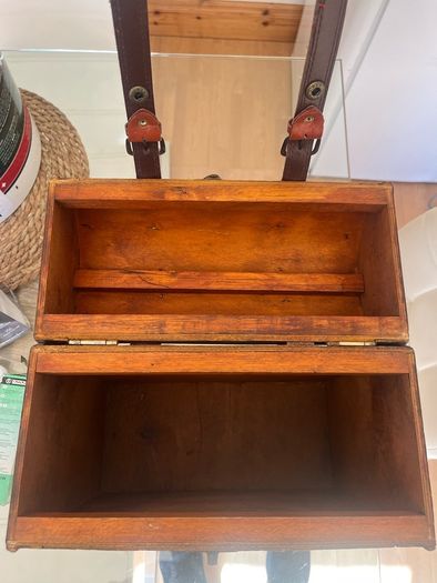 vintage wooden box