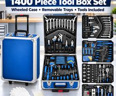 Tool trolley set with 1400 Tools Tool box