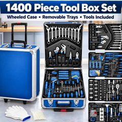 Tool trolley set with 1400 Tools Tool box