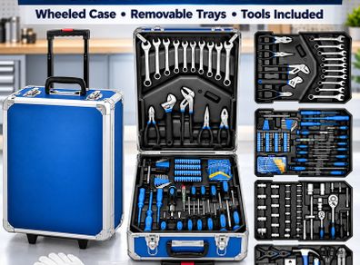 Tool trolley set with 1400 Tools Tool box