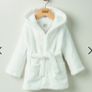 Baby white dressing gown Image 4