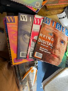 16 Vintage WIRED Magazines 1990s to the Early 2000s. Tech History / Collectible Set